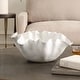 preview thumbnail 4 of 2, Uttermost 18184 Ruffle Bloom 15-1/2" Wide Ceramic Decorative Bowl