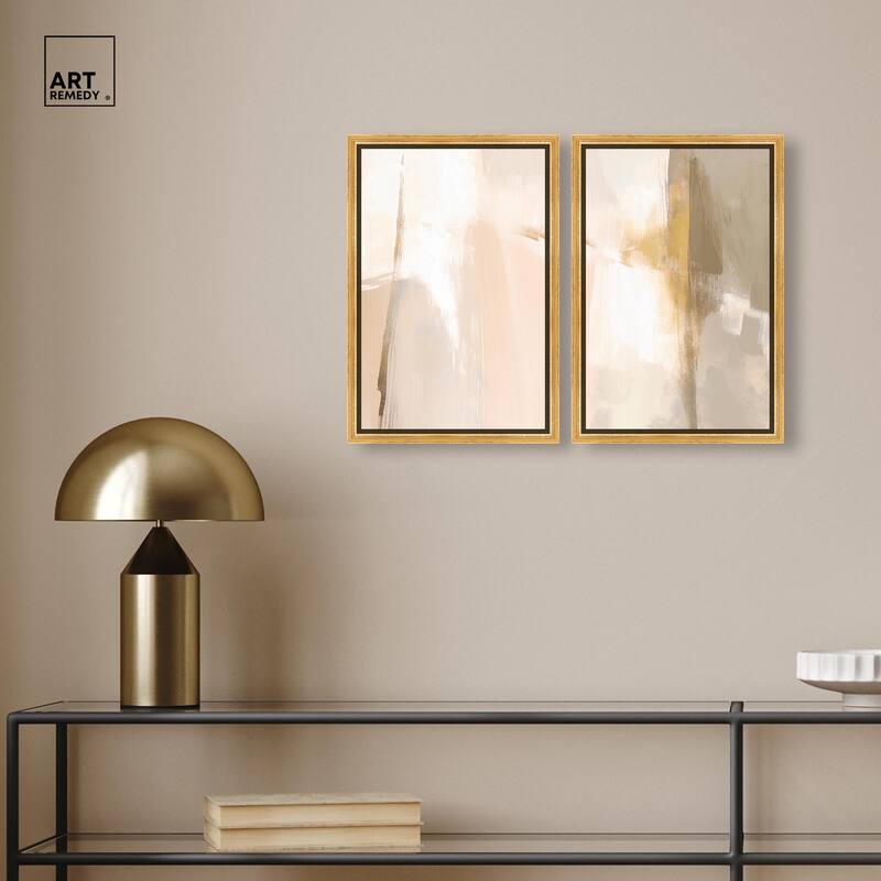 Meditative Hues II Canvas Set of 2 by Art Remedy