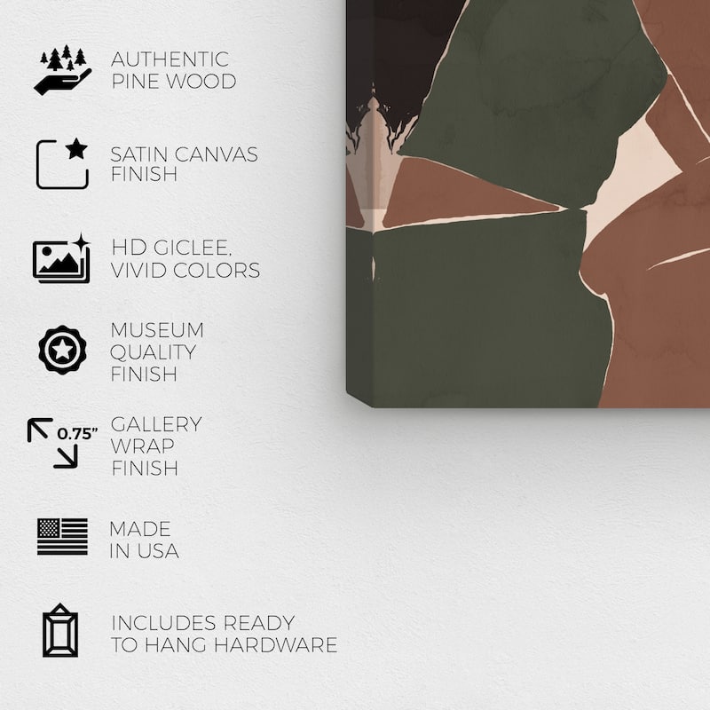 Wynwood Studio Fashion and Glam Peace and Nature Brown and Rustic Wall Art Canvas Print