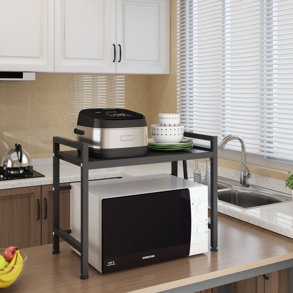 2-Tier Kitchen Counter Shelf Microwave Oven Rack