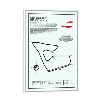 iCanvas "Red Bull Ring Austria" by Mark Rogan Framed Canvas Print