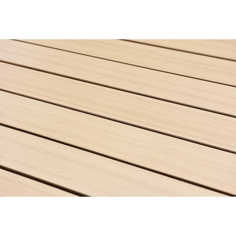 Amazonia Isra FSC Certified Wood 9pc Outdoor Patio Dining Set