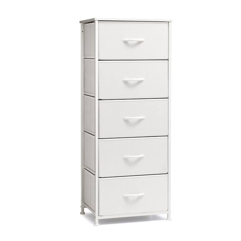 VredHom 5 Drawers Vertical Dresser Storage Tower