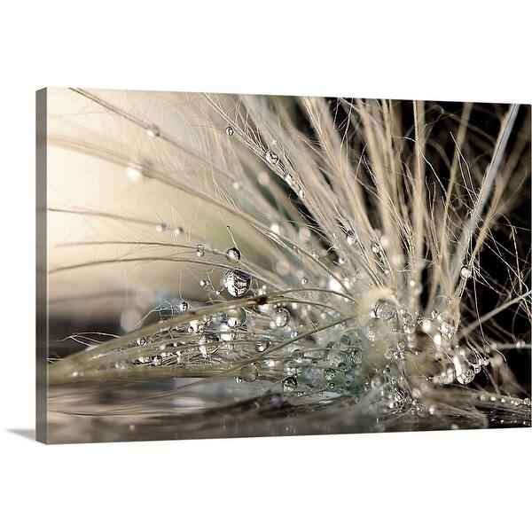 slide 2 of 12, GreatBIGCanvas Modern Abstract Neutral Tan Brown Canvas Wall Art Print 24" x 16" - "Pearls"