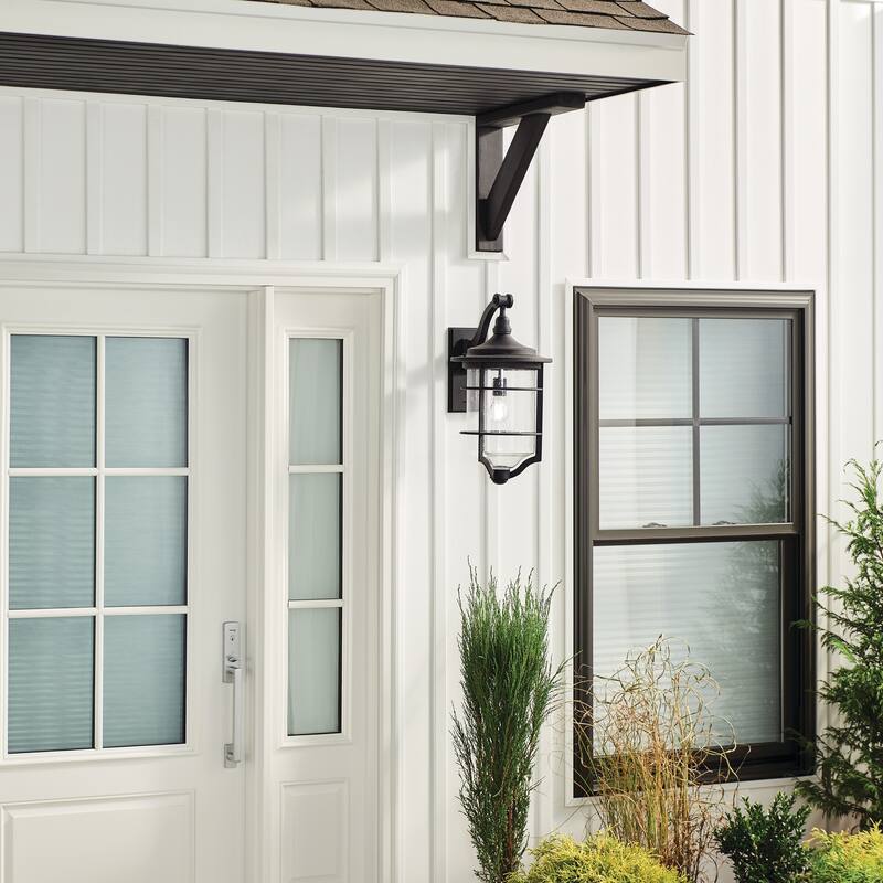 Kichler Lighting Royal Marine Collection 1-light Distressed Black Outdoor Wall Lantern