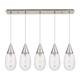 Option Striped Clear / Brushed Satin Nickel