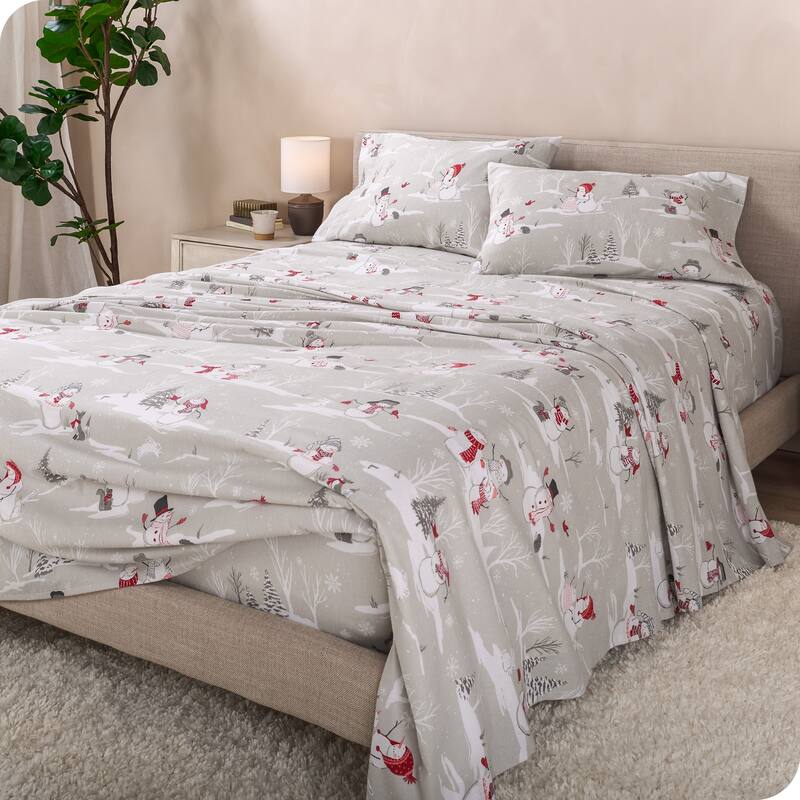 Bare Home Cotton Flannel Sheet Set - Velvety Soft Heavyweight