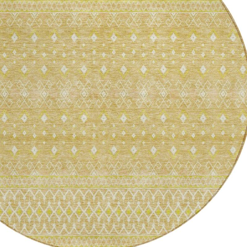 HomeRoots Tribal Transitional Rectangle Outdoor Rug
