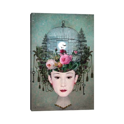 iCanvas "Moonlight Garden" by Catrin Welz-Stein Canvas Print