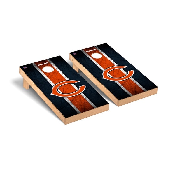 slide 2 of 5, Chicago Bears NFL Football Vintage Cornhole Board Set 2