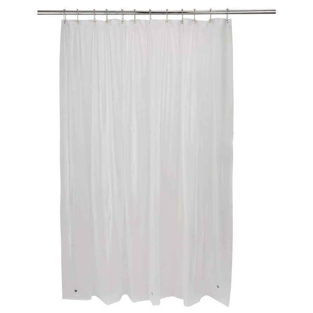 Bath Bliss Clear Shower Liner Hotel Weight