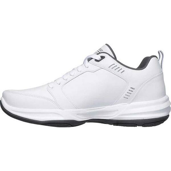 Shop Skechers Men S Relaxed Fit Monaco Tr Gold Cats Trainer White