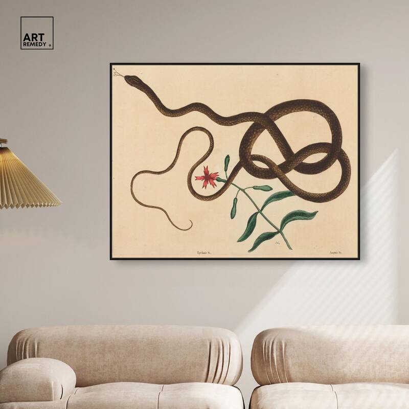 The Coach Whip Snake 1743 Canvas by Art Remedy