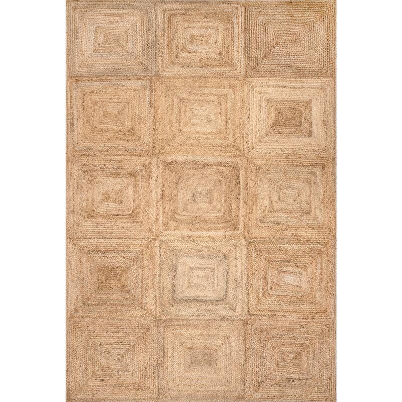 Juniper Tiled Jute Area Rug