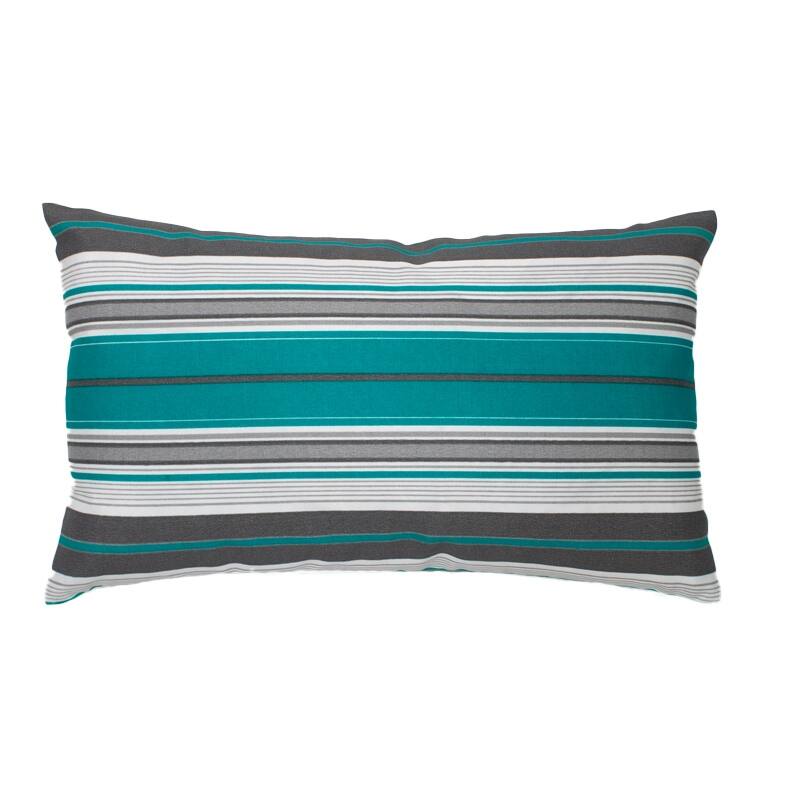 Jiti Outdoor Vibrant Mixed Patterned Waterproof Decorative Rectangle Lumbar Pillow 12 x 20