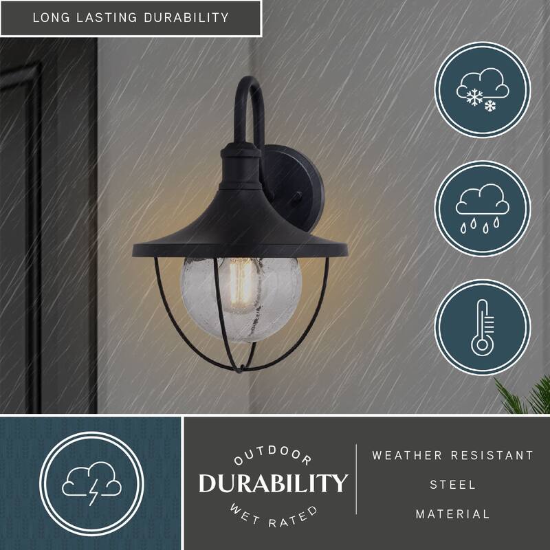 Vaxcel Lighting T0779 Dunlap 13" Tall Outdoor Wall Sconce