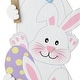 preview thumbnail 17 of 34, Glitzhome Wooden Happy Easter Bunny Eggs Porch Sign Standing Decor Spring Gift