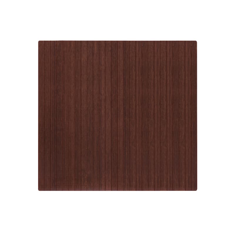 Eco Bamboo Standard Rectangular Cherry Chair Mat (52 x 48)