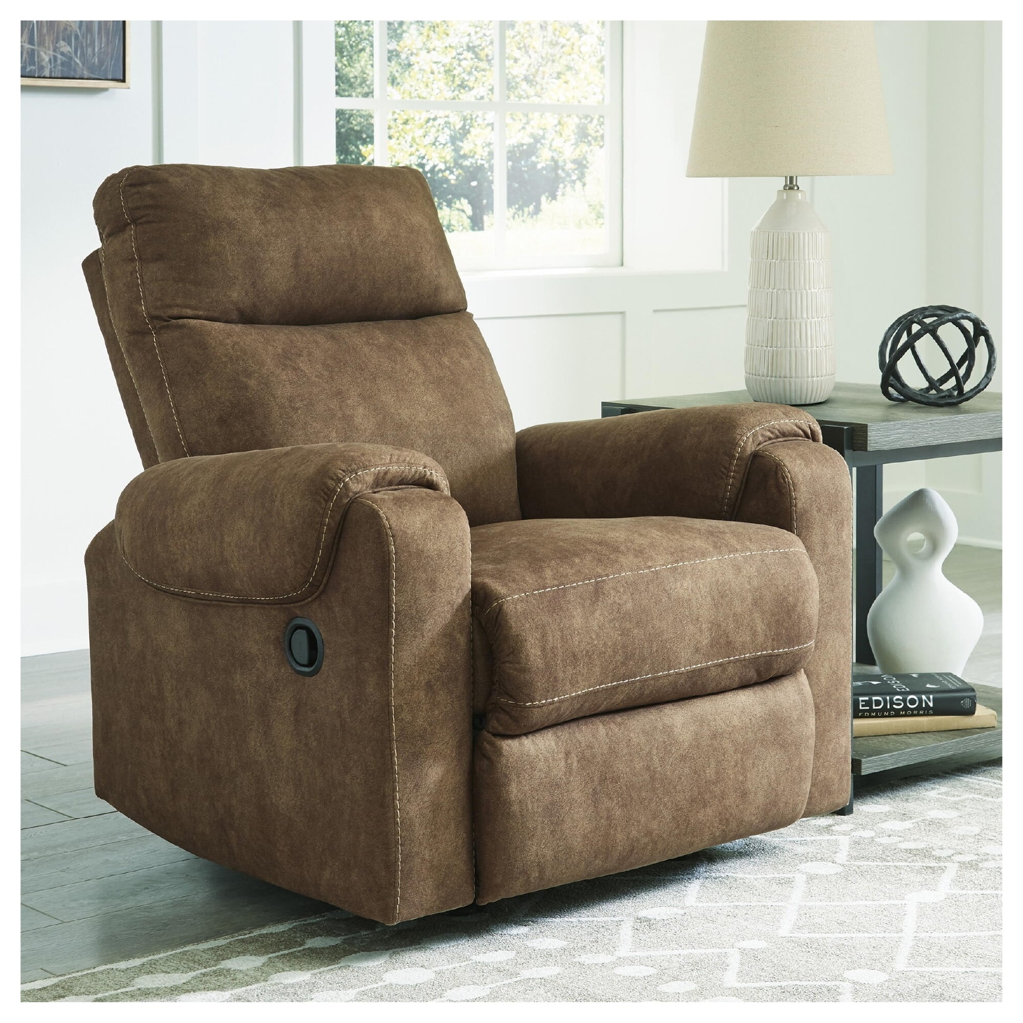Signature Design by Ashley Edenwold Brown Recliner