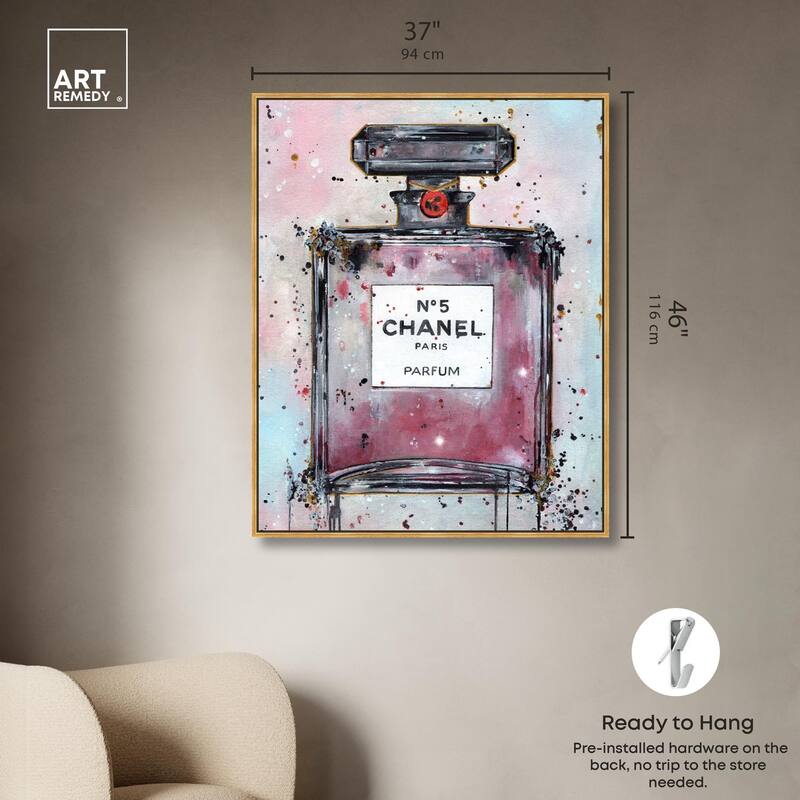 Doll Memories - Abstract Perfume Canvas by Art Remedy