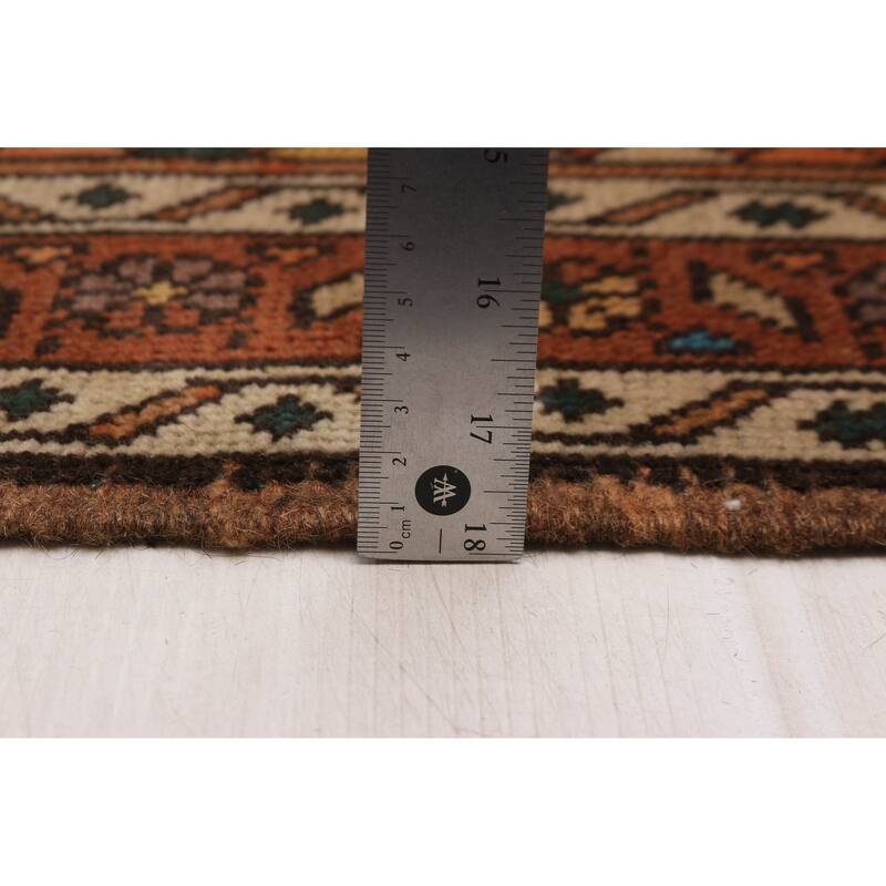 ECARPETGALLERY Hand-knotted Konya Anatolian Copper Wool Rug - 3'3 x 10'11