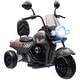 preview thumbnail 11 of 16, Qaba Electric Motorcycle for Kids, 3 Wheel 6V Battery Powered Motorbike w/ Headlights, Music, Forward & Reverse