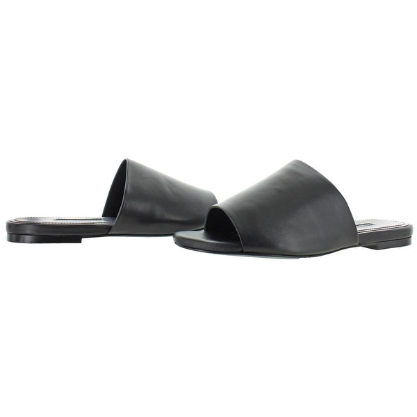 charles david leather slide sandals
