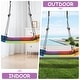 preview thumbnail 3 of 7, Adjustable Saucer Tree Swing Set with Stable Structure for Kids