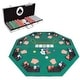 preview thumbnail 1 of 10, 48-Inch Poker Table Top and 500 Chips Set - Foldable Topper Multi