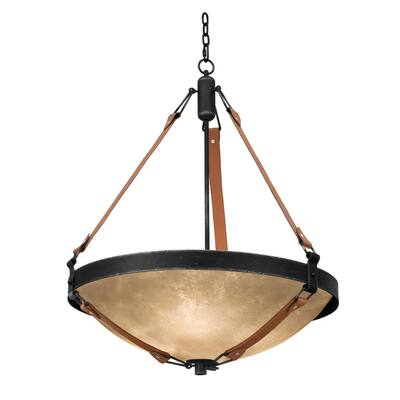 Kalco 4647BECRU Six Light Pendant Rodeo Drive Black - One Size