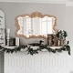 preview thumbnail 1 of 5, Allan Andrews Gold Ornate Framed Decorative Wall and Accent Mirror - 38"W x 27"H