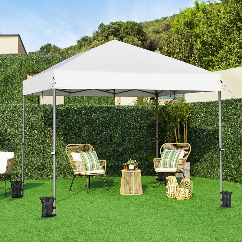Yaheetech 12x12ft Pop-up Canopy with One-Push-To-Lock Setup Mechanism