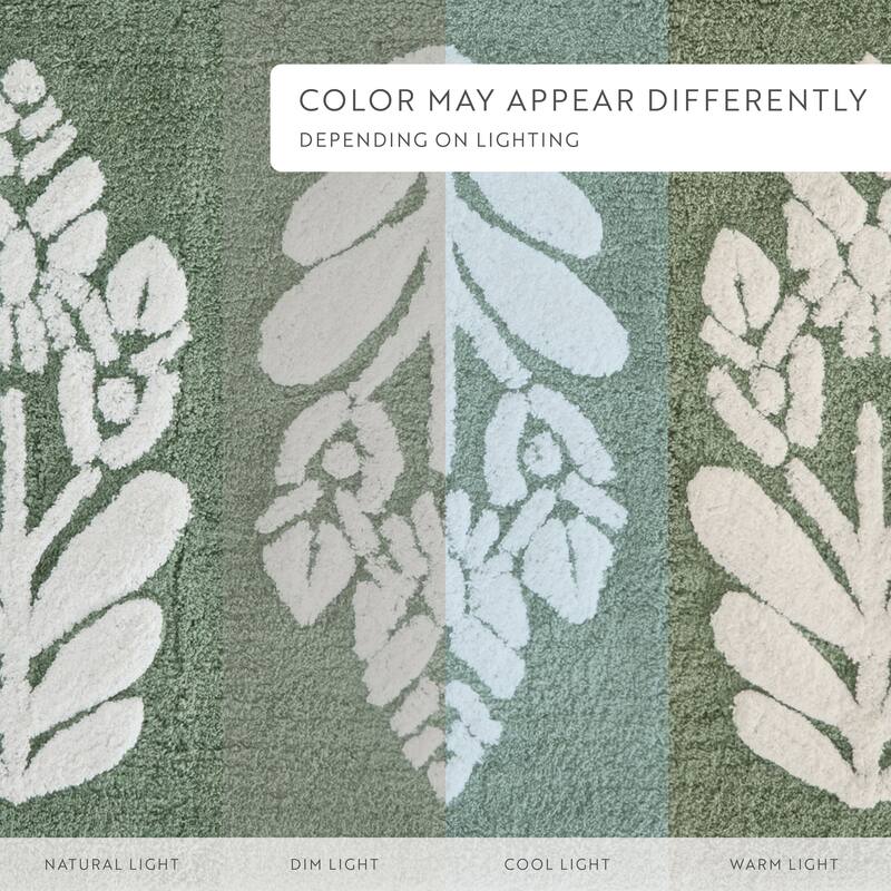 Becky Cameron 100% Cotton Floral Patterned Bath Mat