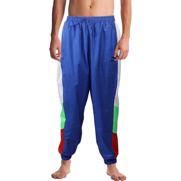 puma blue track pants