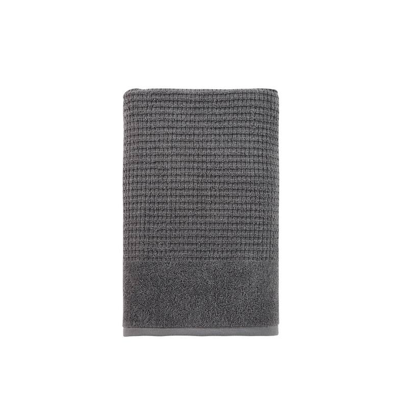 Ozan Premium Home Sorano Collection 100% Turkish Cotton Bath Towel - Grey