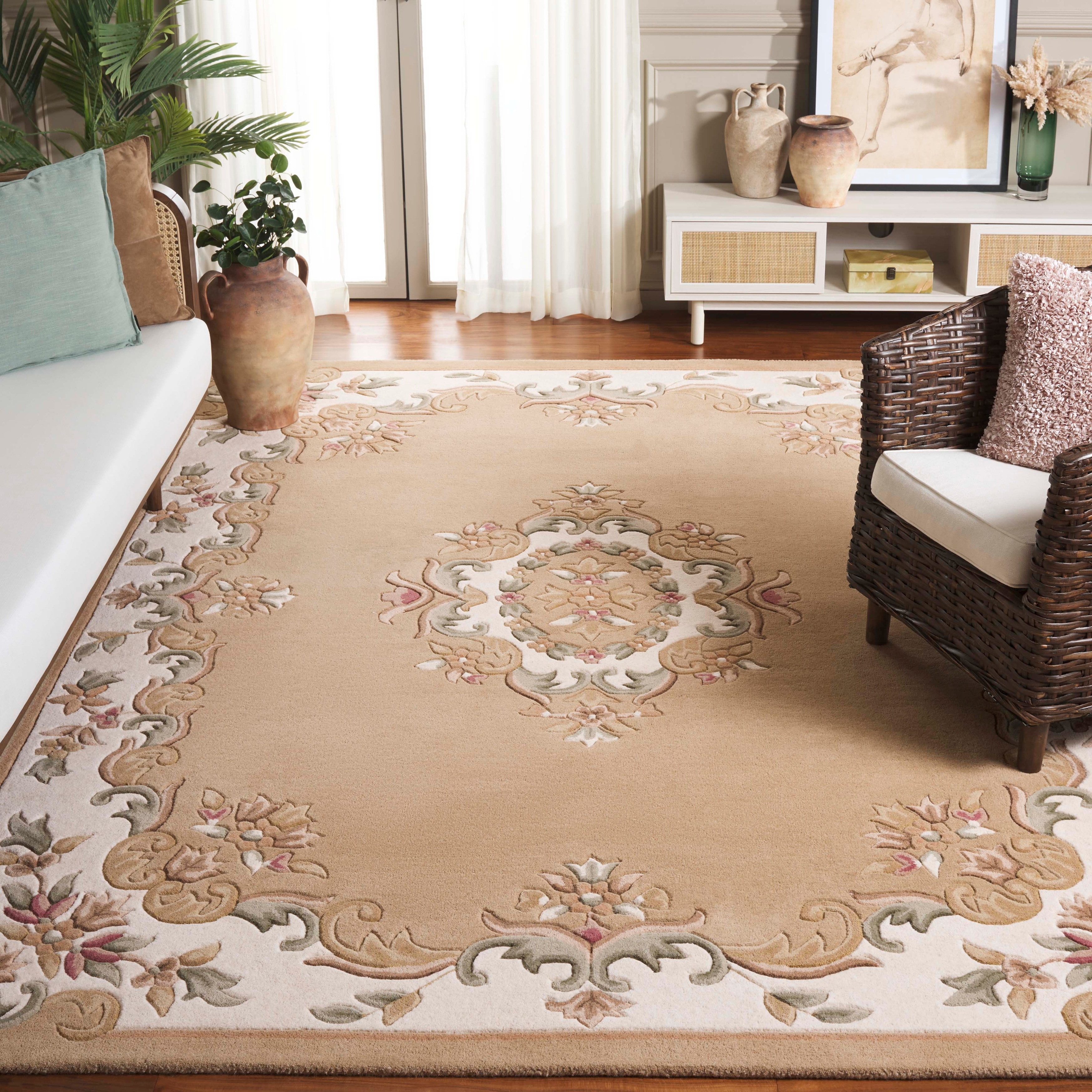 SAFAVIEH-Handmade-Aubusson-