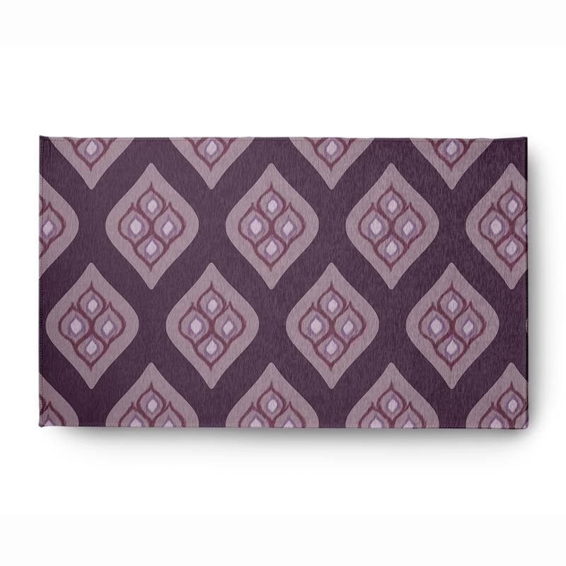 Olgee Bold Pattern Soft Chenille Rug - 3' x 5' - Purple