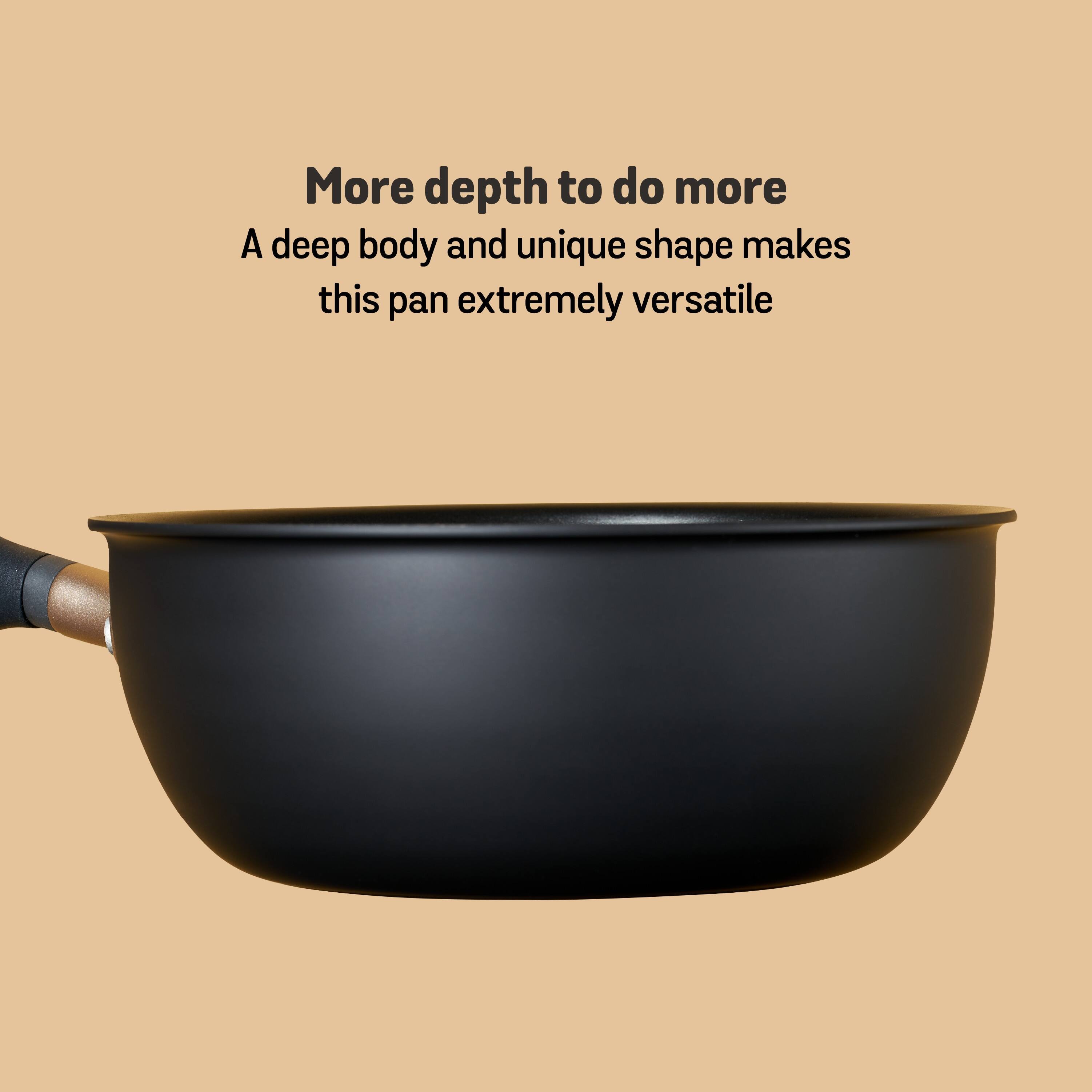 Meyer Accent Series Hard Anodized Nonstick Induction Saucier Sauce Pan