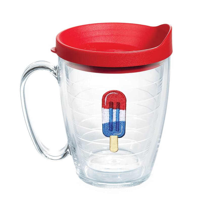 Tervis Ice Popsicle Collection Made in USA Double Walled Insulated Travel Tumbler, Bomb Pop - 16oz Mug - 16oz Mug