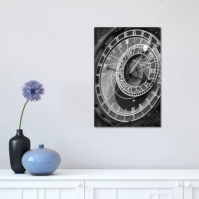 iCanvas "Astronomic Watch Praha 11" by Moises Levy Canvas Print - 18x12x1.5