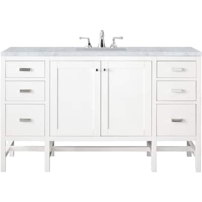 James Martin Vanities Addison 60" Single Basin Hardwood Vanity Set