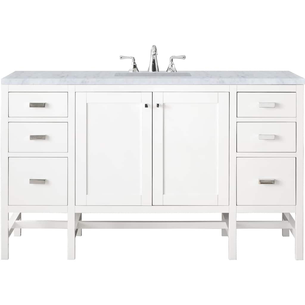 James Martin Vanities Addison 60" Single Basin Hardwood Vanity Set