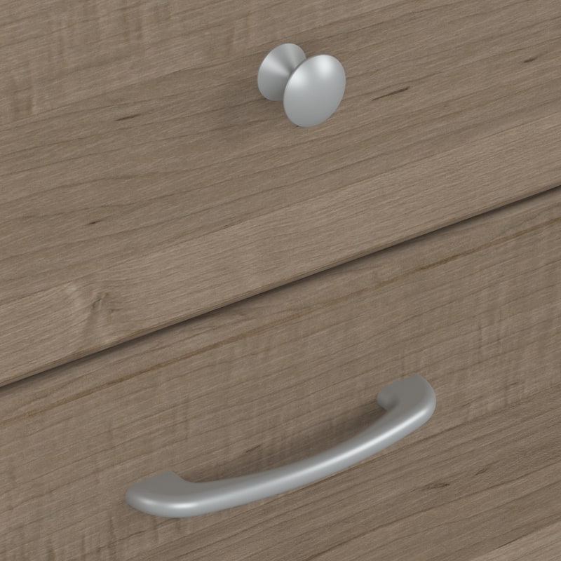 72W L-shaped Computer Desk with Drawers by Bush Furniture