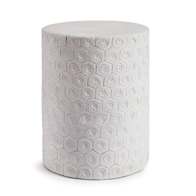 15" x 18" Granada Round Terracotta Decorative Sitting Footing Step Stool