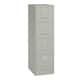 Hirsh Commercial 22"D 4-drawer Letter Vertical File Cabinet - Light Grey