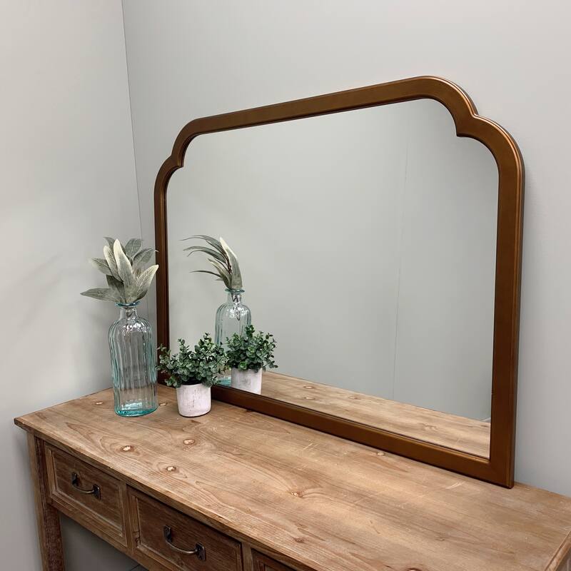Mifflin Framed Mantel Mirror - Clover Cathedral - 38.4x27.4