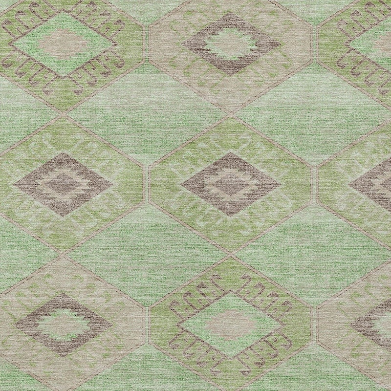 HomeRoots Aztec Transitional Rectangle Outdoor Rug
