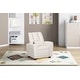 preview thumbnail 1 of 28, Olive & Opie Chase Kids Recliner Wooly White