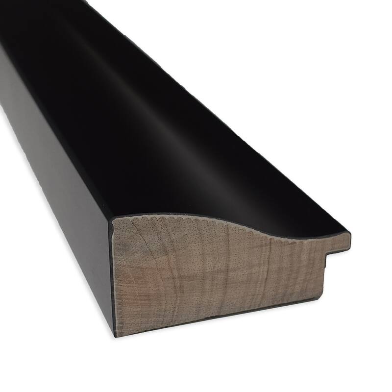 Oliver Non-Beveled Wood Framed Full-Length Floor Leaner Mirror