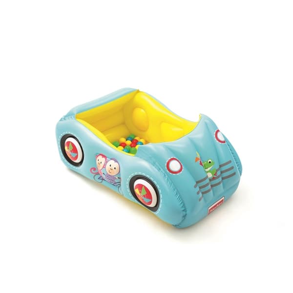 slide 2 of 5, Fisher-Price 47 x 31 x 20 Inch Race Car Ball Pit